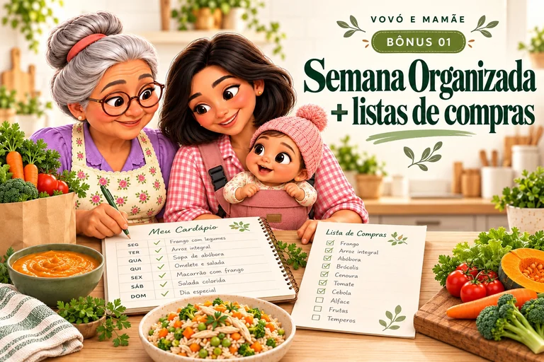 Semana Organizada + listas de compras