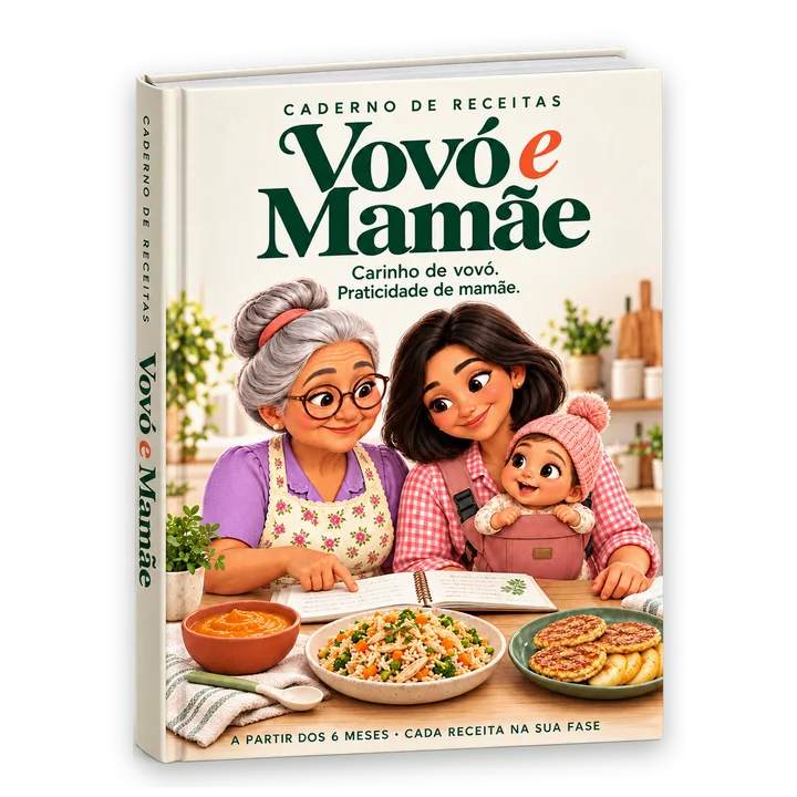 Caderno de Receitas Vovó e Mamãe